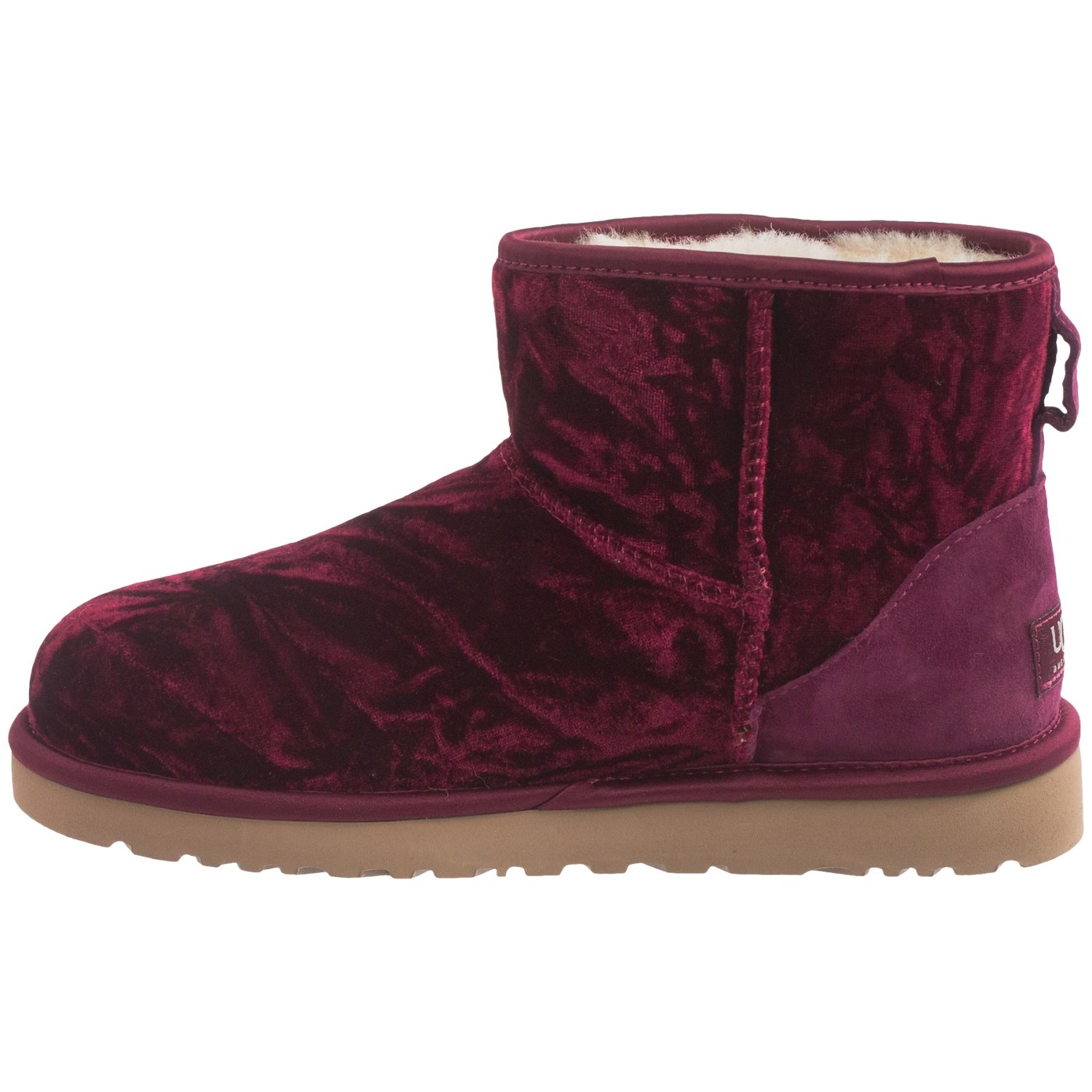 UGG® Australia Classic Mini Velvet Boots - Suede Heel (For Women)