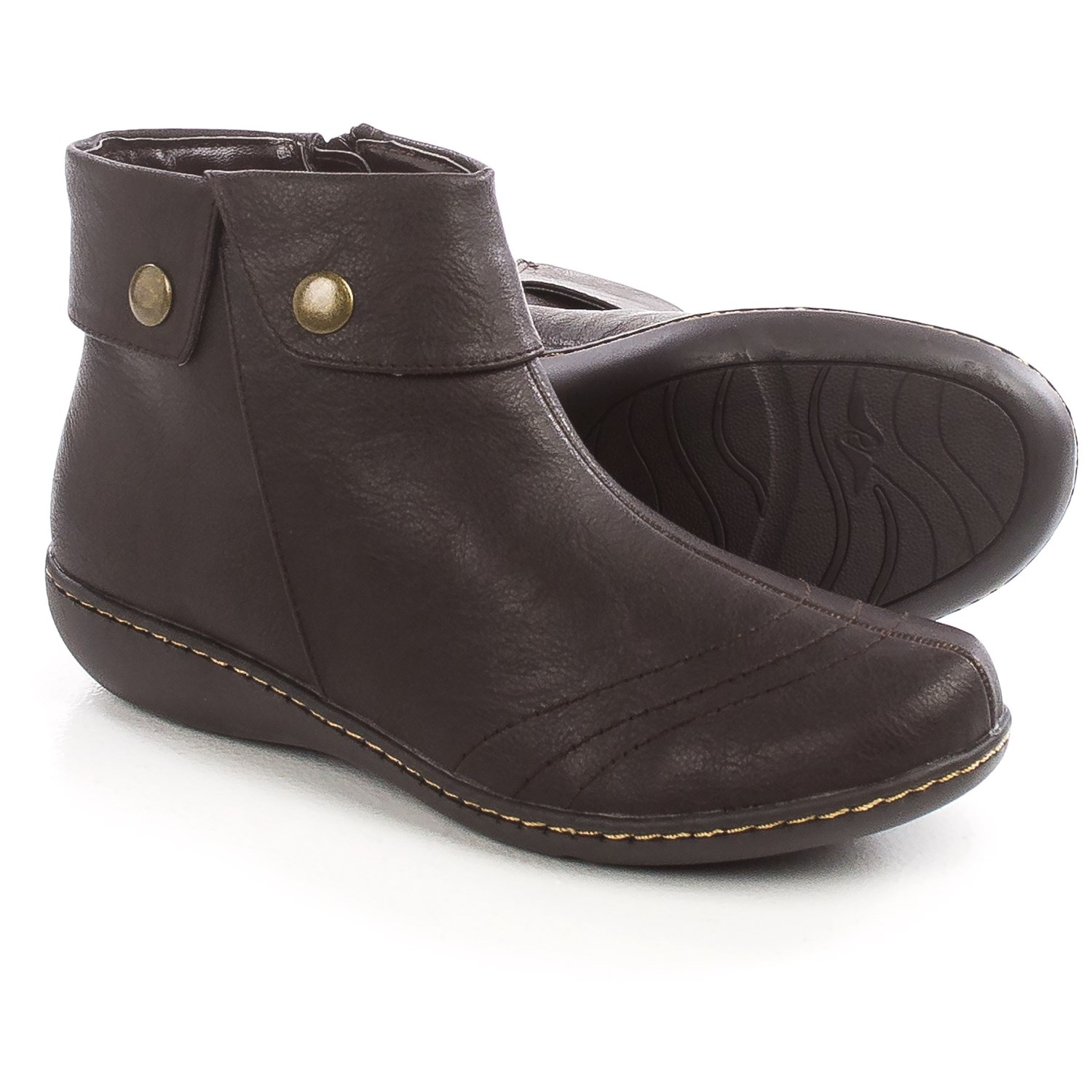 Hush Puppies Soft Style Jerlynn Ankle Boots - Leather, Side Zip (For Women)