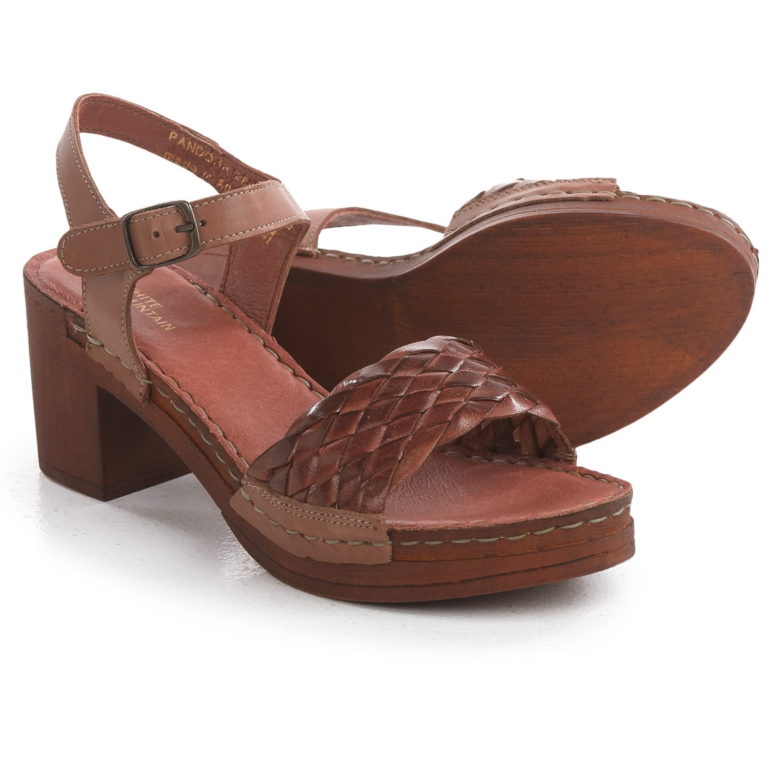 White Mountain Pandora Sandals - Leather (For Women)