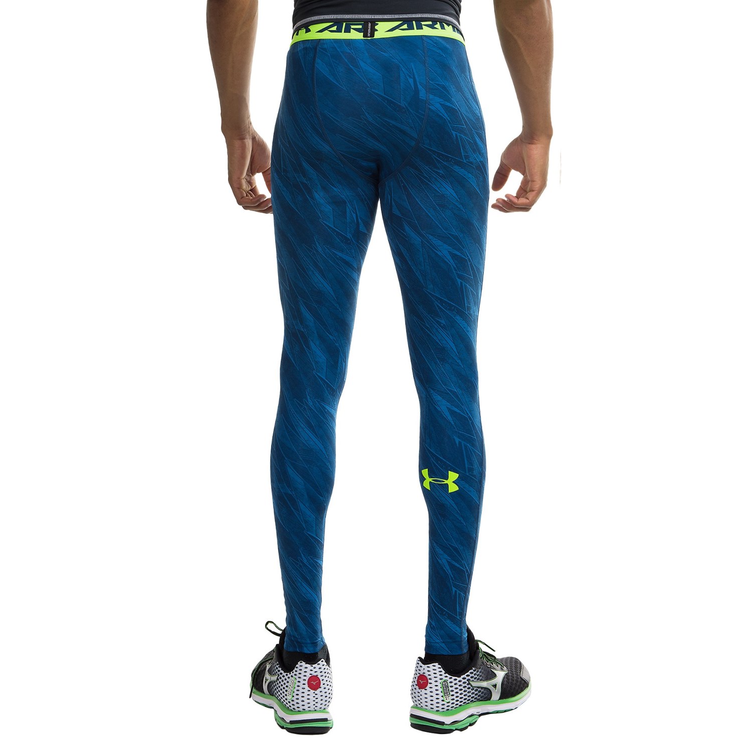 Under Armour HeatGear® Printed Compression Leggings - UPF 30+ (For Men)